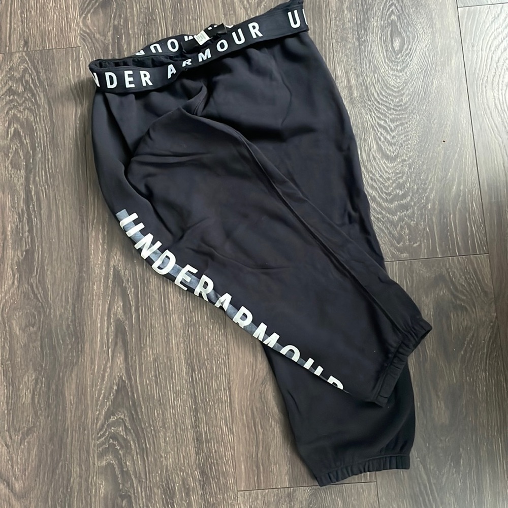 Under Armour black joggers